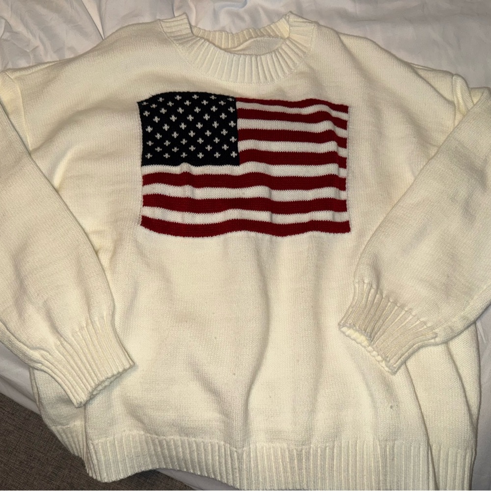 American Flag Sweater